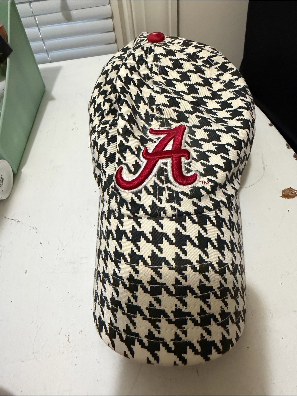 Rare 1998 Alabama Crimson Tide Houndstooth Baseball Cap